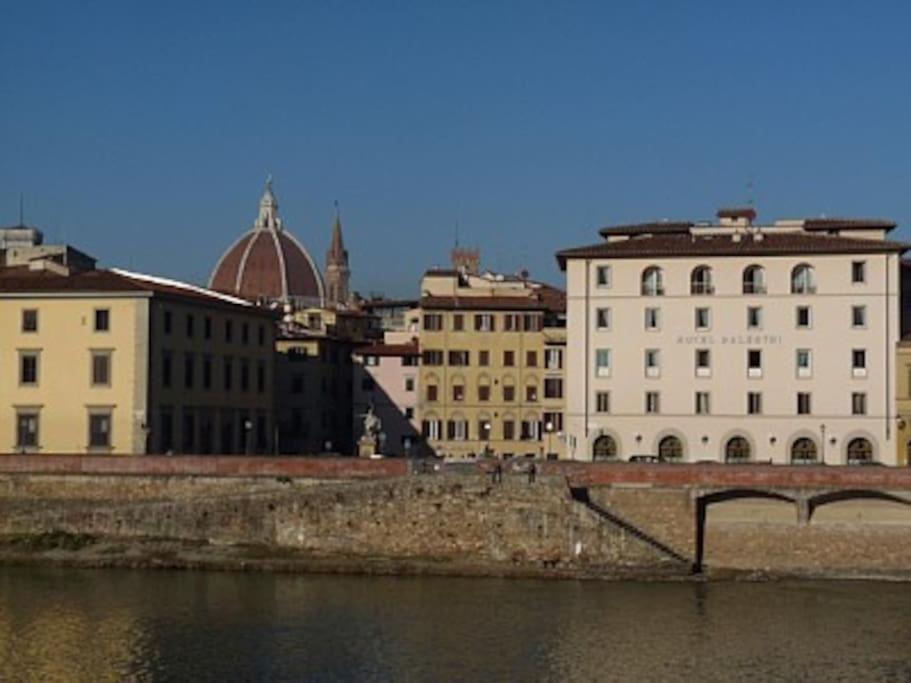 Ferienwohnung Old Bridge Florenz Exterior foto