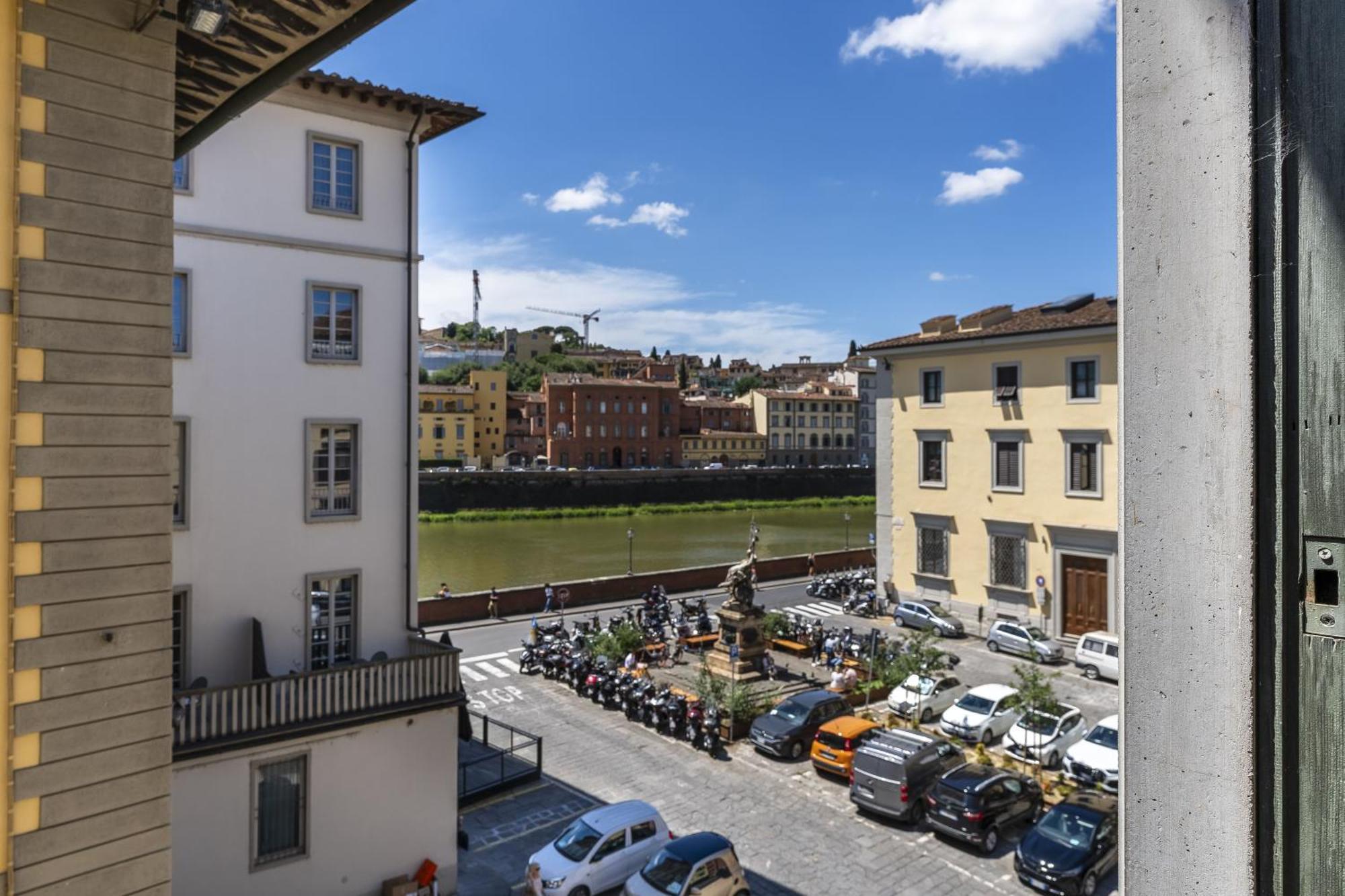 Ferienwohnung Old Bridge Florenz Exterior foto